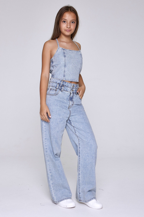 Джинсы G-JN25136 (Джинсовый, 140)