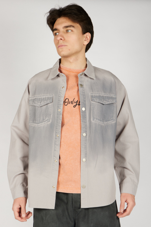 Рубашка B-SH36449 Miasin (светло-серый, 140-170)