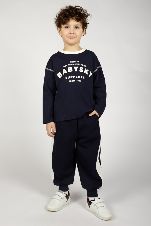 Лонгслив B-SW36409 Miasin (Синий, 100-140)