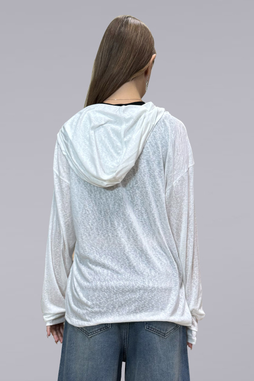 Лонгслив G-SW25061 (белый, 146)