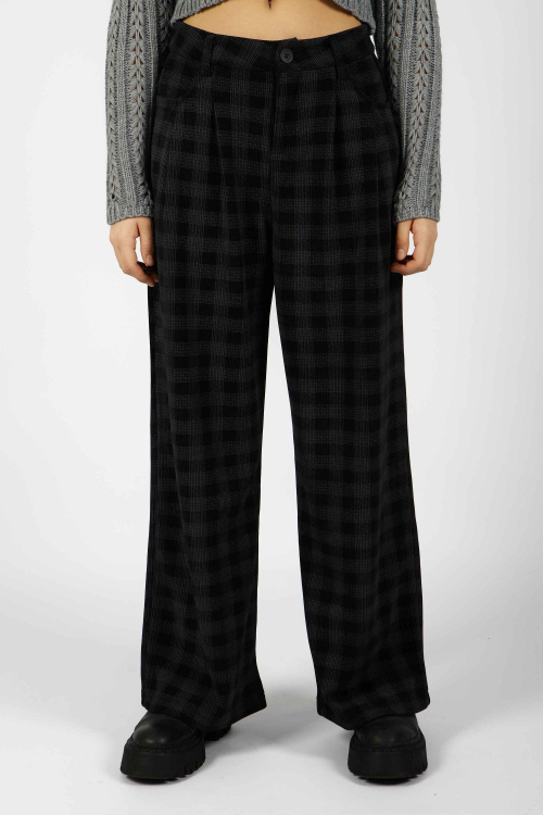 Брюки (Черно-белый, 140)