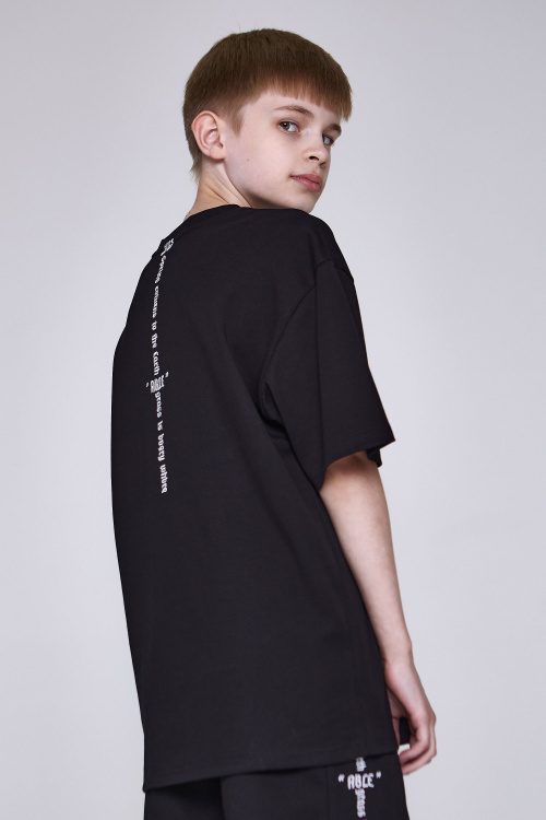 Футболка B-TS35195 (черный, 140)