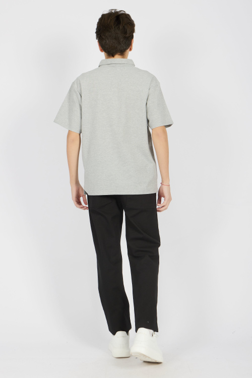 Поло B-PL34444 (Серый, 140)