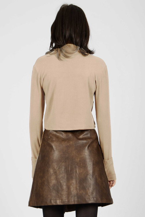 Лонгслив (Бежевый, 164)