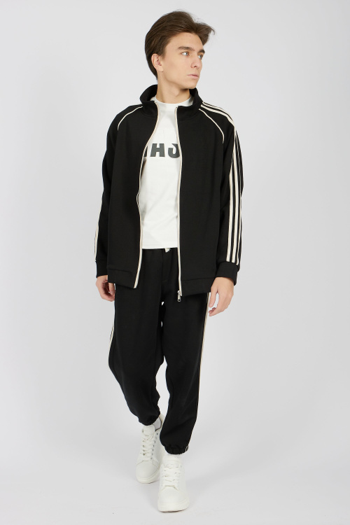 Толстовканамолнии B-HDZ34472A (Черный, 170)