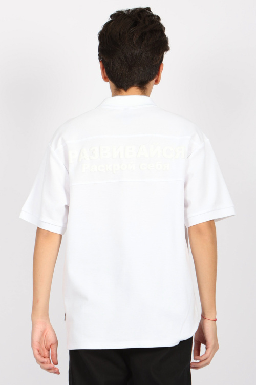 Поло B-PL34418S (Белый, 128)