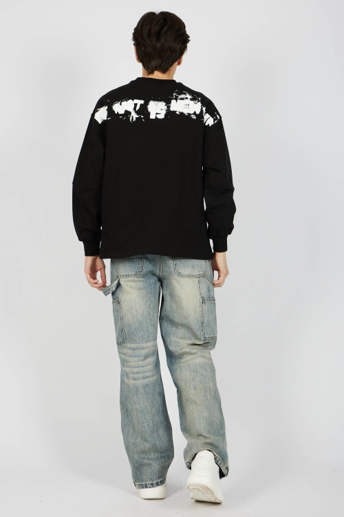 Лонгслив (Черный, 170)