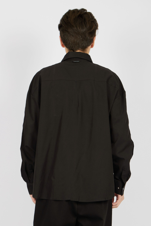 Рубашка B-SH34420 (Черный, 146)