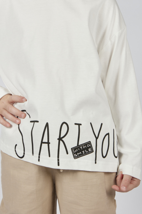 Лонгслив B-SW36160 Miasin (Белый, 110)