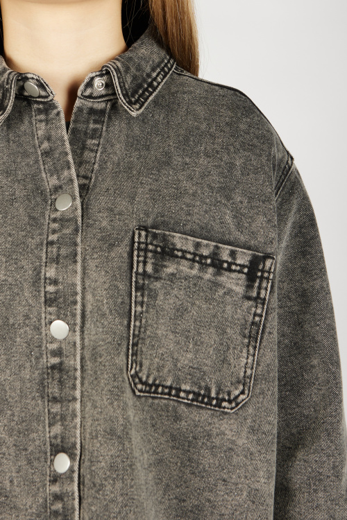 Блузка G-SH26475 Miasin (джинс. серый, 134-164)