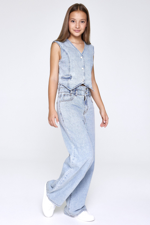 Жилет G-VST25171 (Джинсовый, 140)