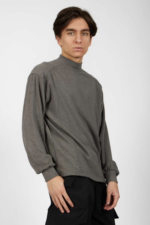 Лонгслив (Темно-серый, 140)