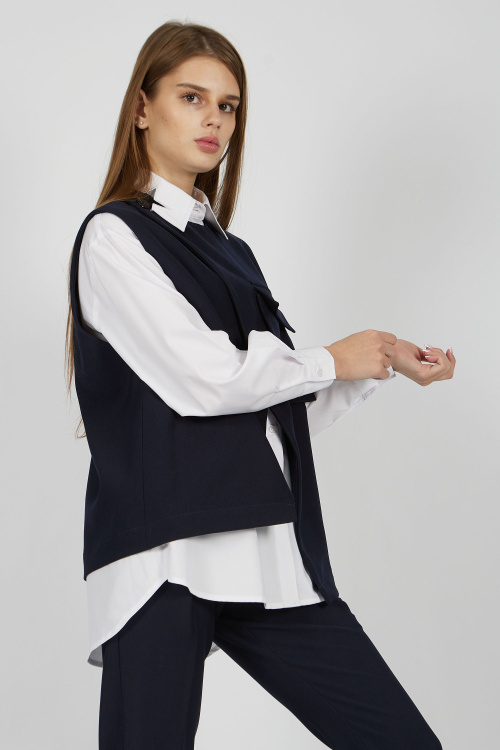 Жилет G-VST24486 (Синий, 140)