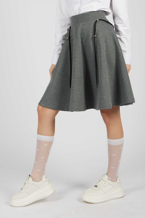 Юбка G-SK24586 (Серый, 122)