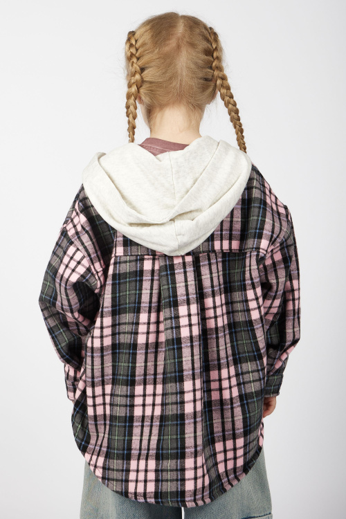 Рубашка B-JCK35495 Miasin (розовый в клетку, 170)