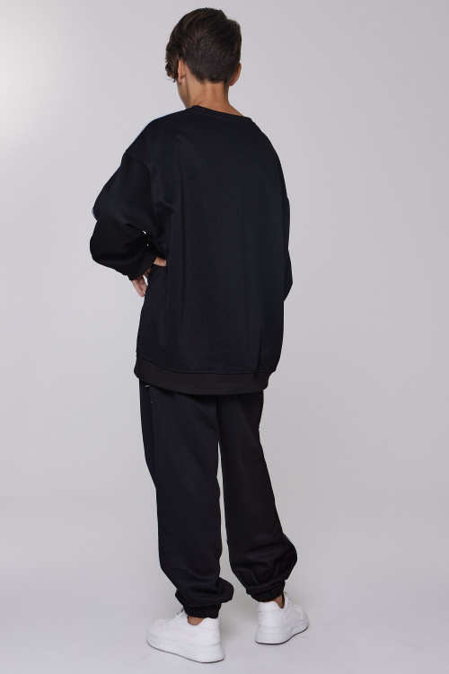 Джемпер B-SW35050 (черный, 140)