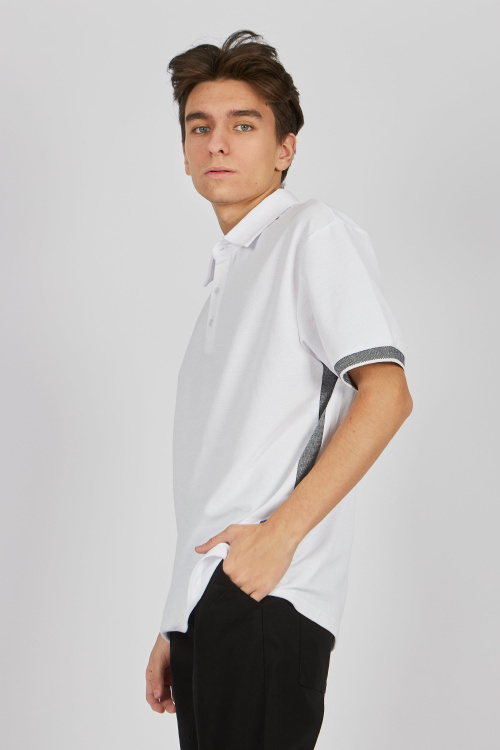 Поло B-PL34435 (Белый, 140)