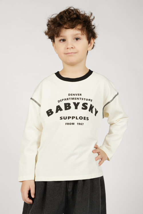 Лонгслив B-SW36409 Miasin (Белый, 100-140)