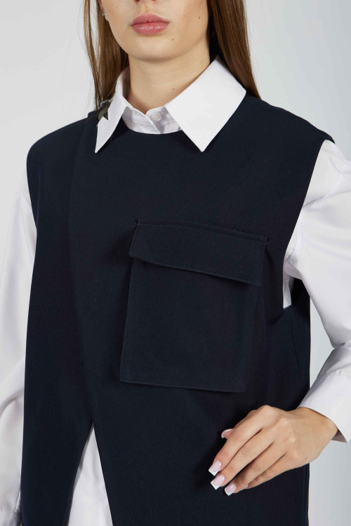 Жилет G-VST24486 (Синий, 140)