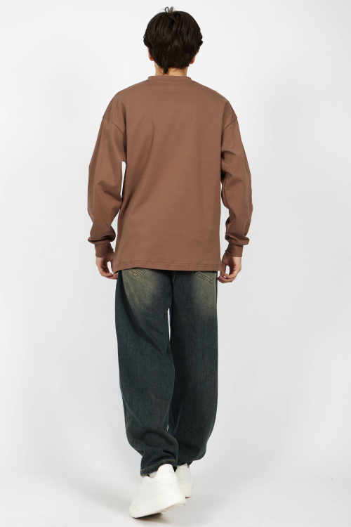 фуфайка B-SW34603 (Коричневый, 164)