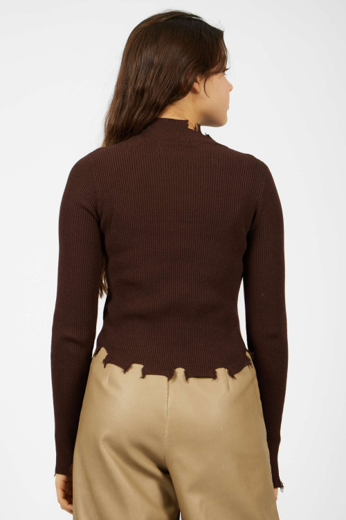 Лонгслив (Коричневый, 140)