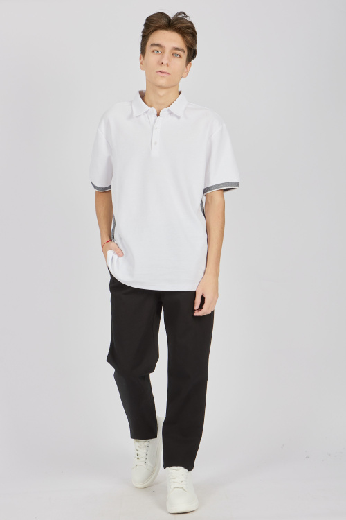 Поло B-PL34435 (Белый, 140)