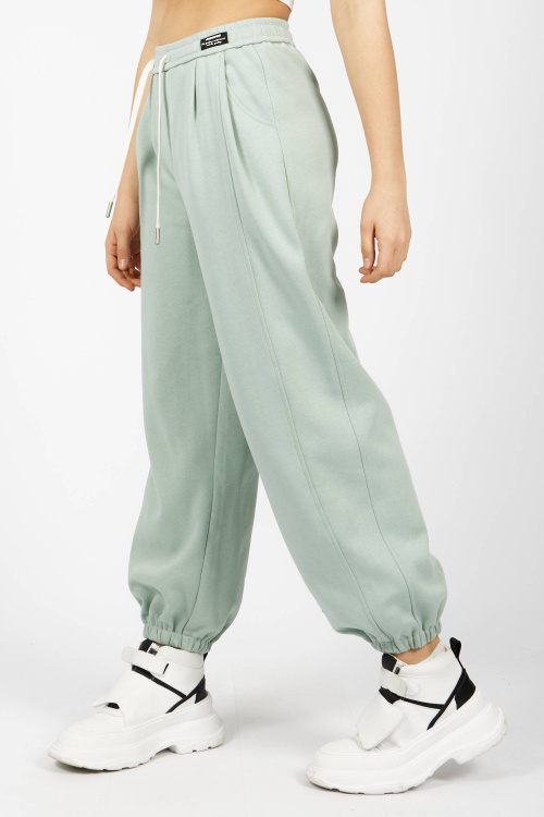 Брюки (Серо-зеленый, 158)