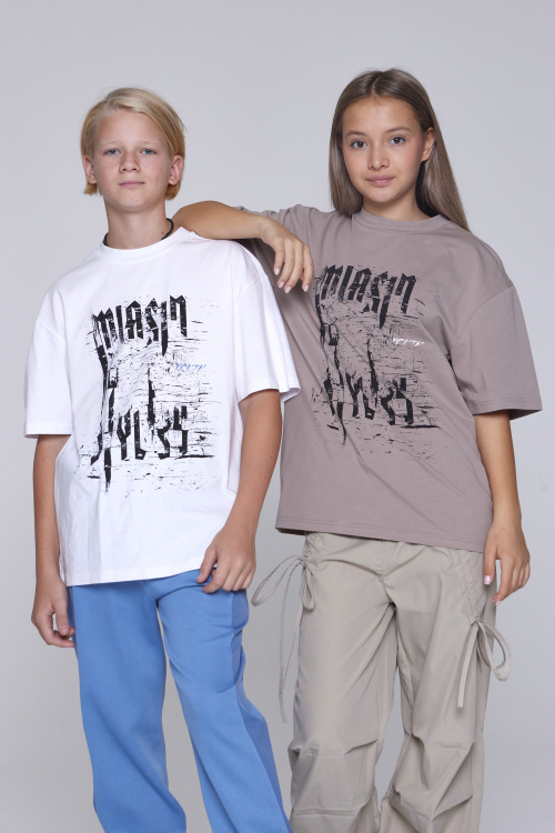 Футболка B-TS35146 (T.бежевый, 140)