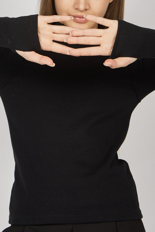 Лонгслив G-TN25331 (Черный, 134)