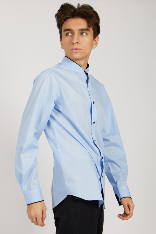 Рубашка B-SH34452 (Голубой, 158)