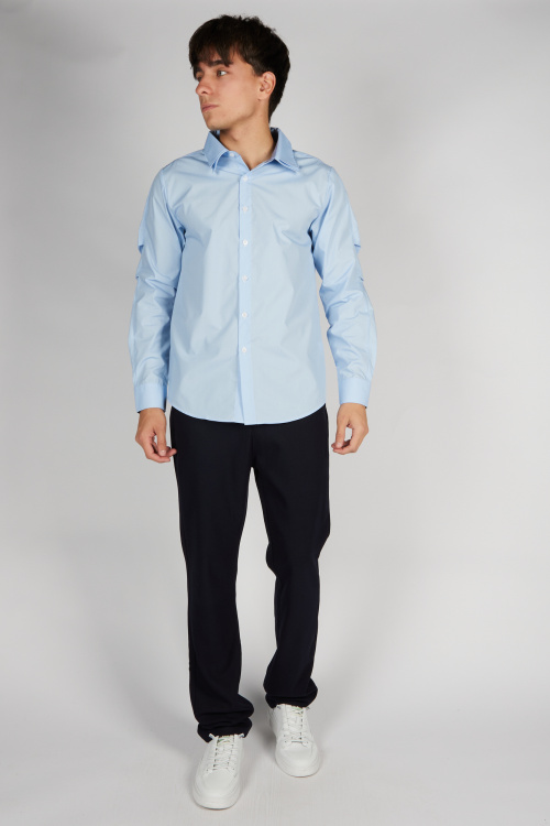 Рубашка B-SH36205 Miasin (Голубой, 140-170 (6 шт.))