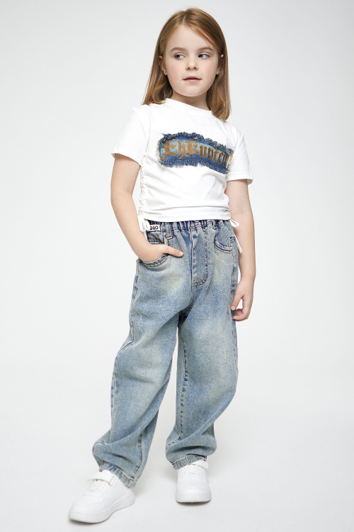 Джинсы B-JN35188 (Джинсовый, 110)