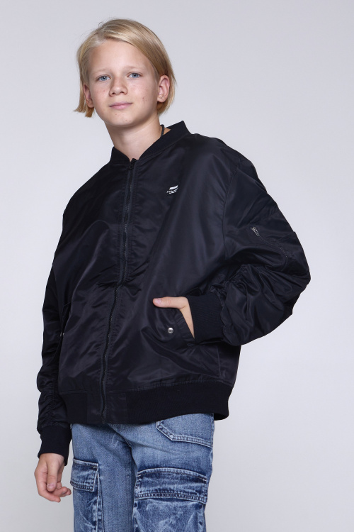 Бомбер B-JCK35184 (черный, 146)