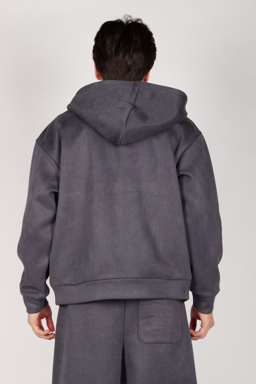 Толстовка на молнии B-HDZ36469 Miasin (темно-серый, 140-170)