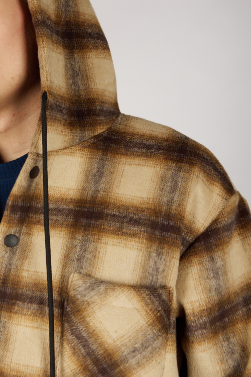 Куртка B-JCK36501 Miasin (бежевый в клетку, 140-170)