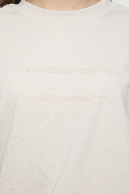 Футболка B-TS35166 (Светло-бежевый, 140)