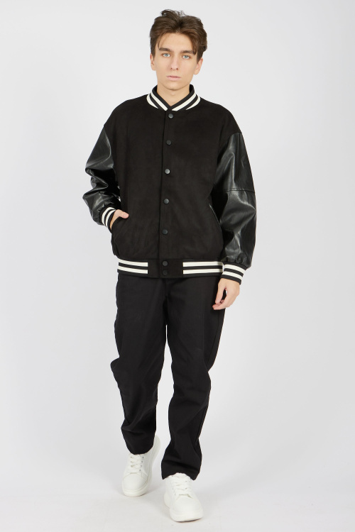 Бомбер B-JCK34478 (Черный, 158)