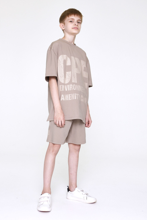 Шорты B-TR35156 (T.бежевый, 140)