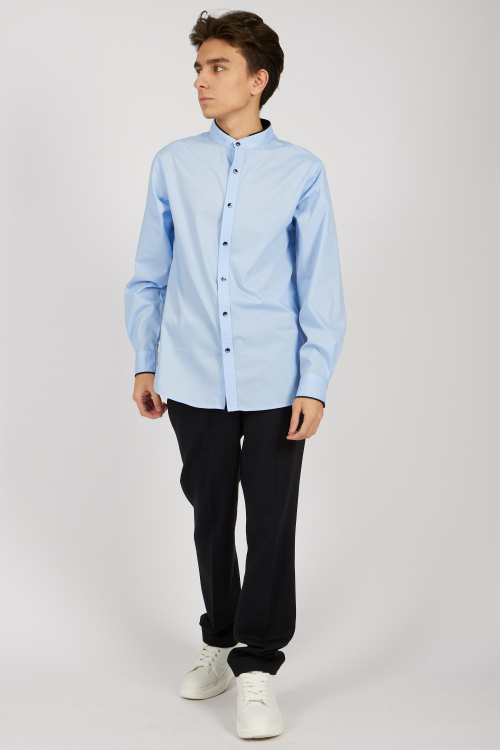 Рубашка B-SH34452 (Голубой, 158)