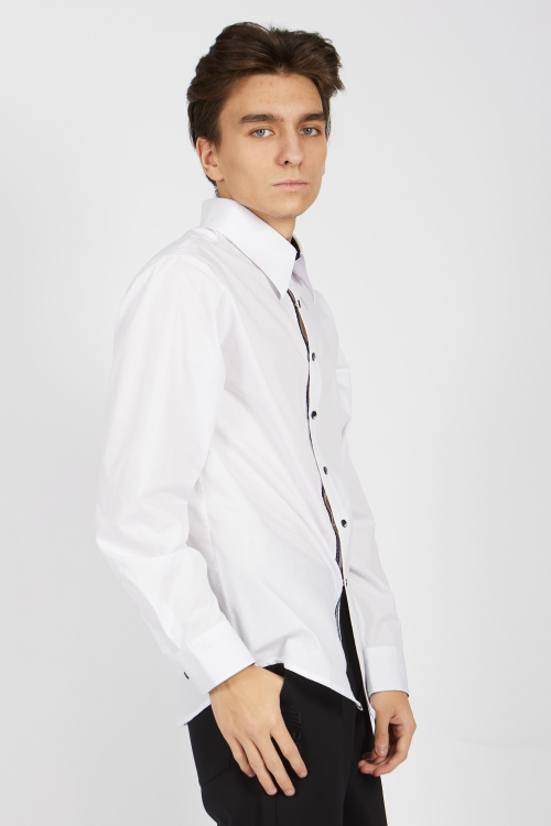 Рубашка B-SH34454 (Белый, 140)