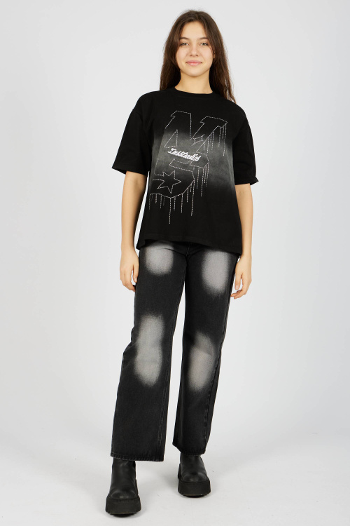 Футболка (Черный, 140)