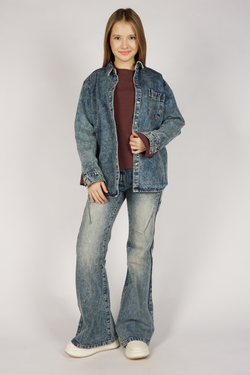 Блузка G-SH26475 Miasin (джинс. синий, 134-164)