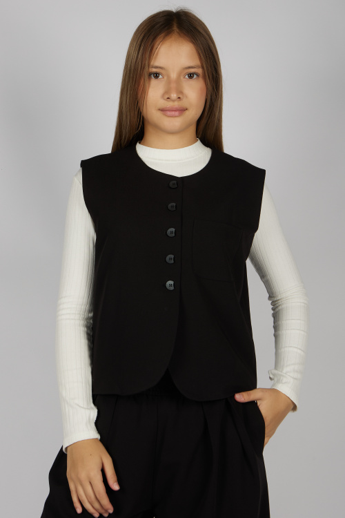Жилет G-VST26337 Miasin (Черный, 122-128 (2 шт.))