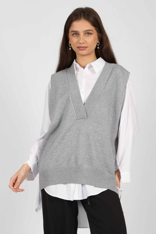 Жилет G-VST24528 (Серый, 140)
