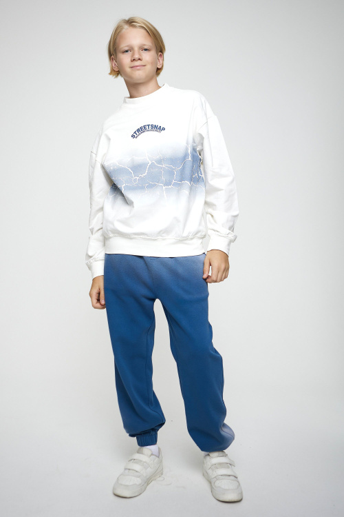 Брюки B-TR35113 (Джинс. синий, 158)