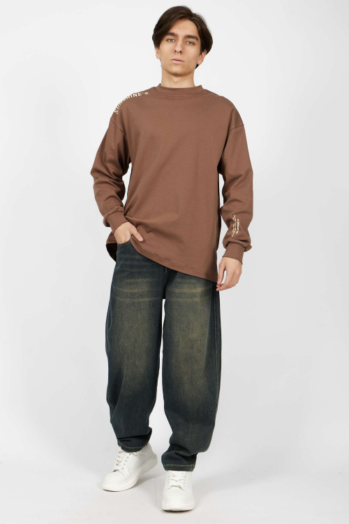 фуфайка B-SW34603 (Коричневый, 164)