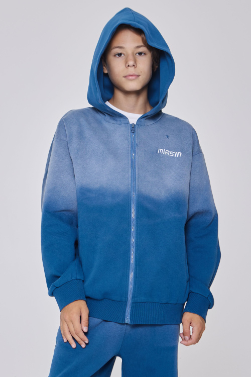 Бомбер B-HDZ35124 (Джинс. синий, 152)