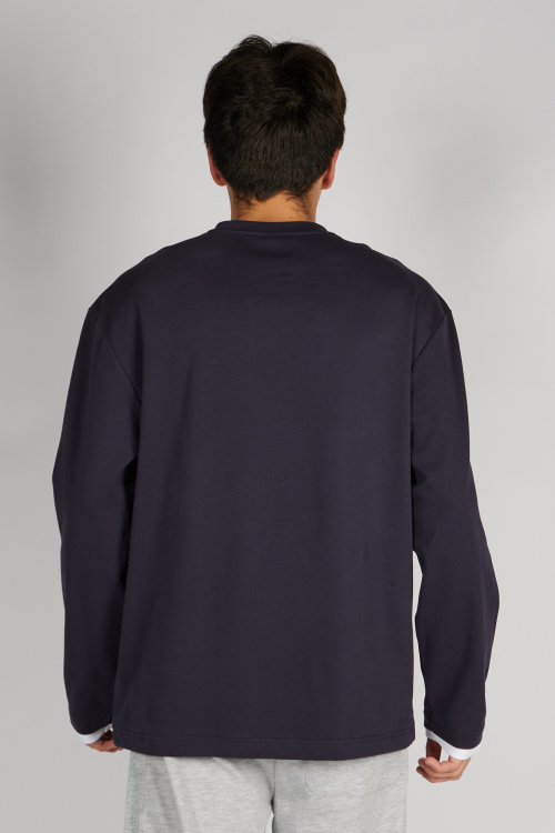 Лонгслив B-SW36342 Miasin (Синий, 140-170 (6 шт.))