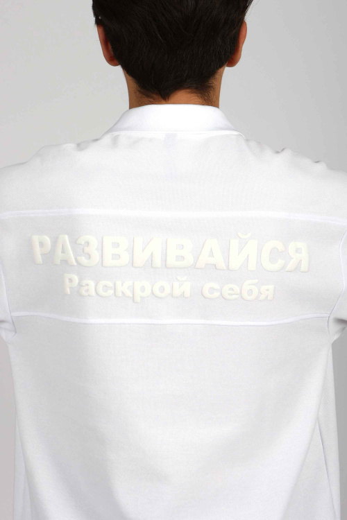 Поло B-PL34418S (Белый, 128)