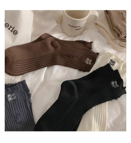 Носки A-NS56759 Miasin (ассорти (бел./ чер. /беж./ сер. /кор.), OS (5 шт.))